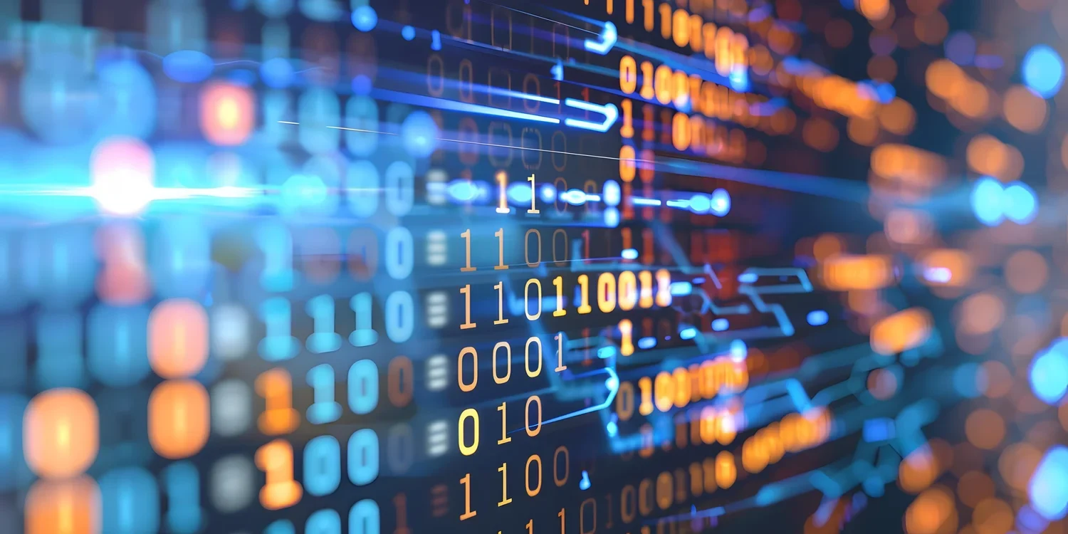 Conceptueel technologiebeeld uit de BrandQs-beeldwereld